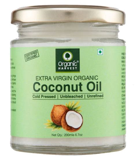 Buy Organic Harvest Cold Pressed Extra Virgin Coconut Oil For Men