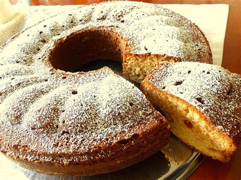 Kirsch Gugelhupf Mit Marzipan Und Schokolade Ein Sehr Sch Nes Rezept