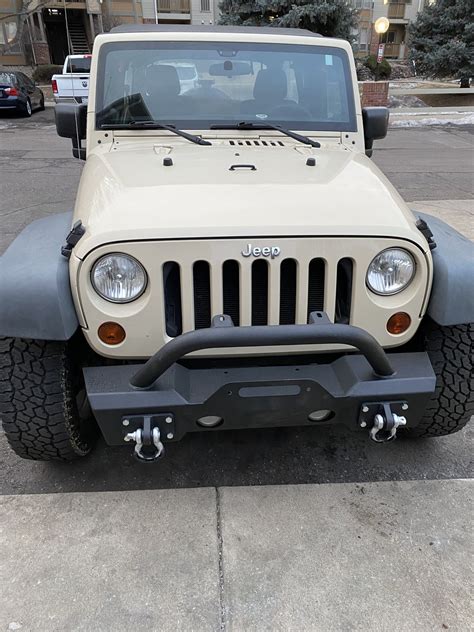 Tactik Stubby Front Bumper With Hoop For 07 18 Jeep Wrangler Jk Quadratec