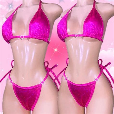 Rhinestone Bikini Etsy