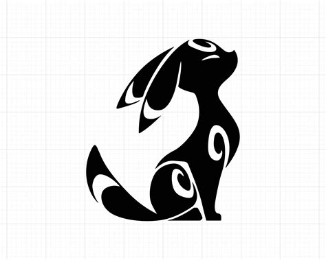 Vinyl Sticker Paper Car Decals Vinyl Pokemon Themed Party Umbreon Silhouette Portrait All