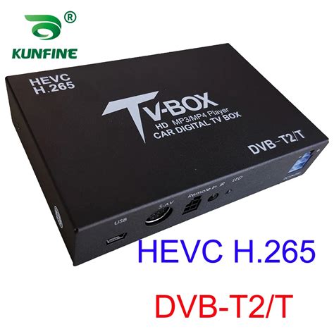 Boîtier récepteur de télévision numérique Mobile DVB T DVB T2 HEVC H