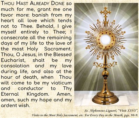 A Prayer For Eucharistic Revival Padre Pio Press