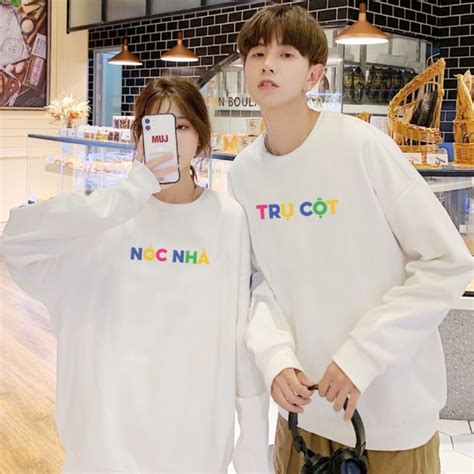 Áo sweater đôi cực hot cho một mùa đông ấm áp