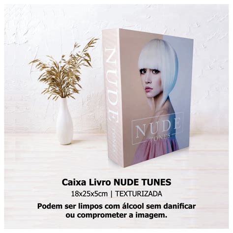 Caixa Livro Book Box Fashion Nude Home Decor Elo