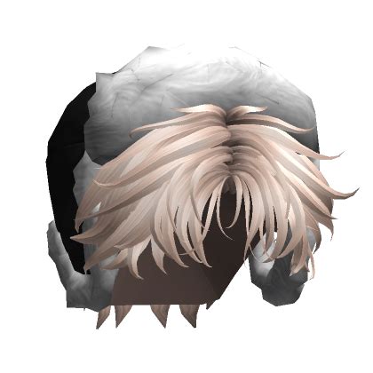 Middle Part Hair W Y2K Ushanka In Platinum Blonde Roblox