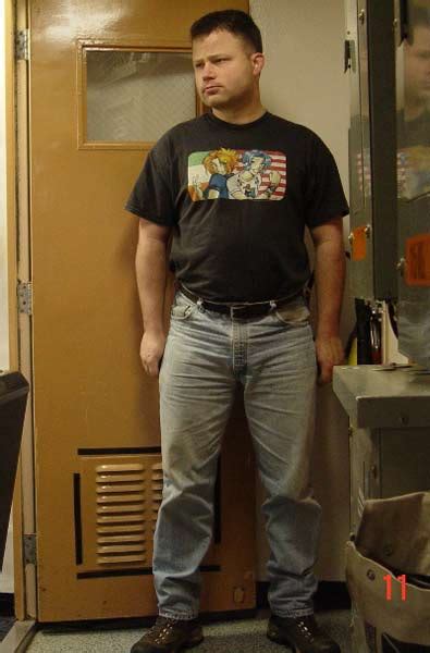 Photographic Height/Weight Chart - 5'11" 210 pounds