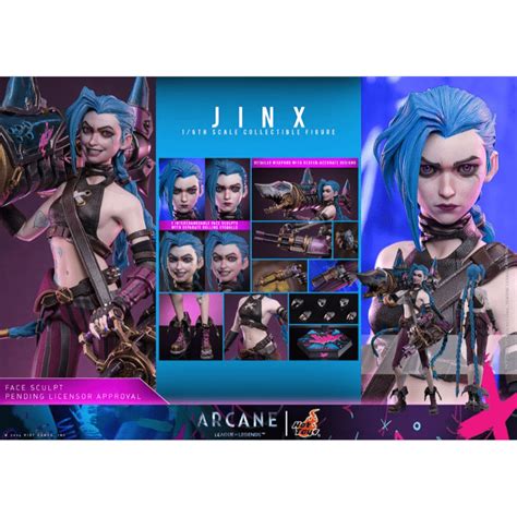 Jinx Arcane League Of Legends Hot Toys Frikanime