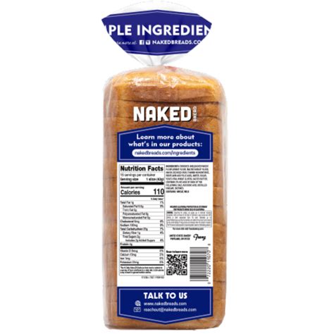 Naked Bread White Bread Oz Frys Food Stores