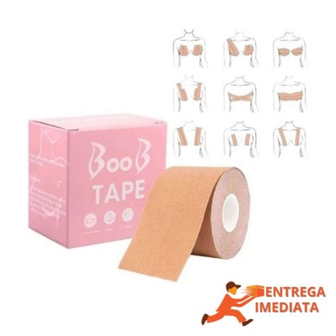 Sutiã Fita Levanta Seios Peito Adesivo Discreto Boob Tape Up Shopee Brasil