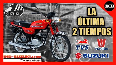 SUZUKI AX100 HISTORIA de la ÚLTIMA 2 TIEMPOS Motocicletas