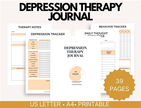 Reading Journal Pages For Depression