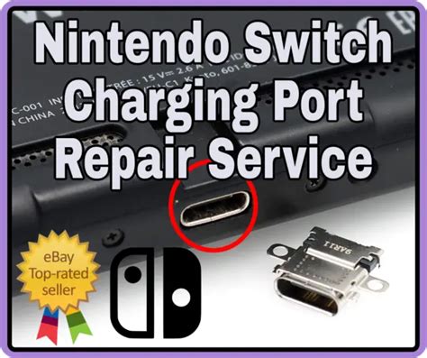 NINTENDO SWITCH USB C Faulty Charging Port Connector Repair Replacement