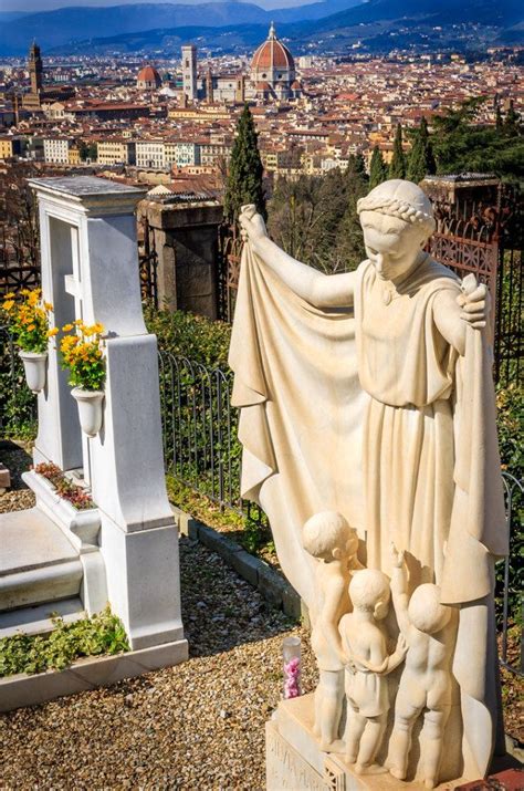 Cimitero Delle Porte Sante Firenze Italy Greek Statue Statue Samuel