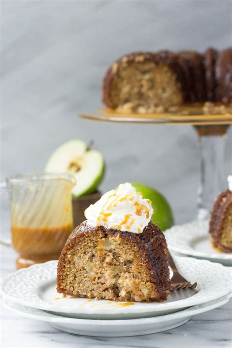Salted Caramel Apple Cake Fork In The Kitchen