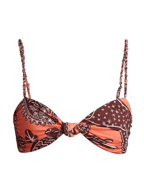 Buy Johanna Ortiz Tarde De Febrero Floral Bikini Top At Off Editorialist