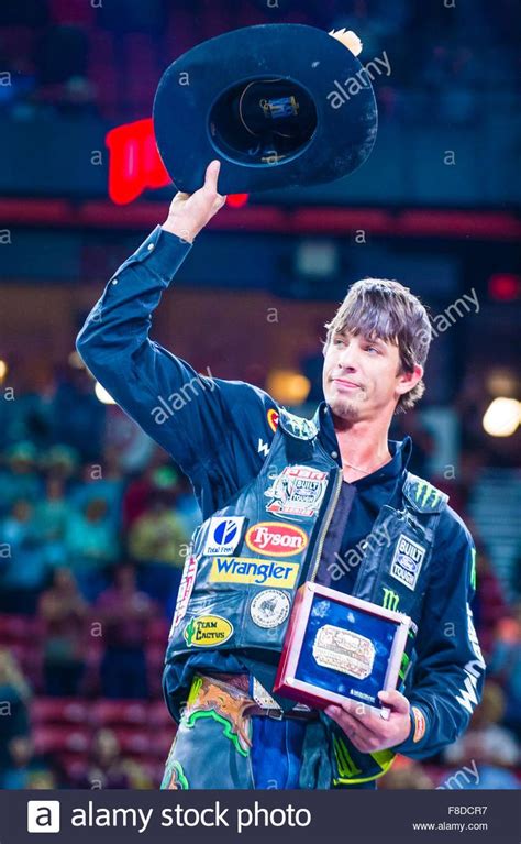 J.b. Mauney On Stage After Winning The Pbr Bull Riding World ... | Pbr ...