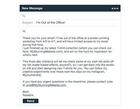 7 Best Out Of Office Message Examples You Can Use