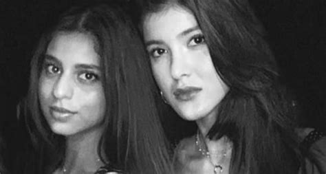 PIC Shanaya Kapoor Turns Up The Glam Quotient In Nude Top And Leather Pants BFF Suhana Khan