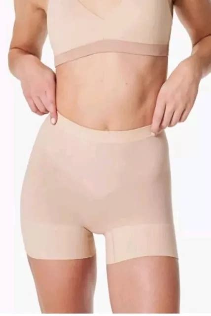 SPANX HIGHER POWER Shorty Sz XL Soft Nude High Waisted Shaper NEW FREE SHIP 13 63 PicClick UK