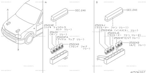 Ниссан марч схема предохранителей к 11 - 87 фото