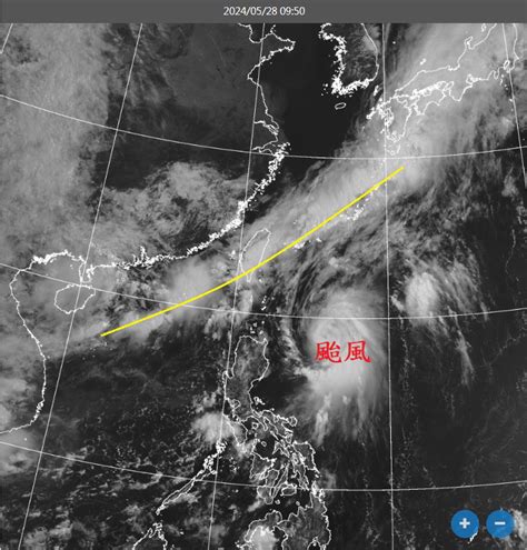 颱風、鋒面相互影響！鄭明典：艾維尼可能提早變溫帶氣旋