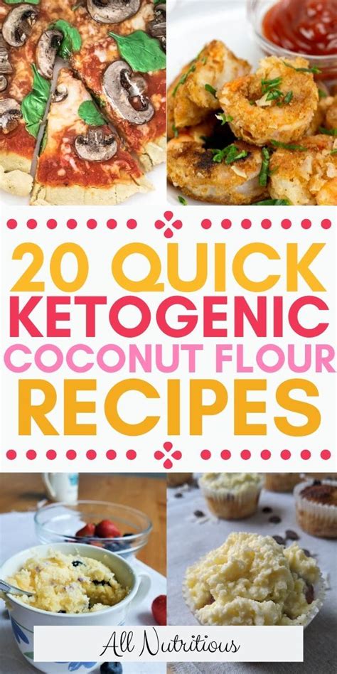 20 Keto Coconut Flour Recipes For A Low Carb Diet