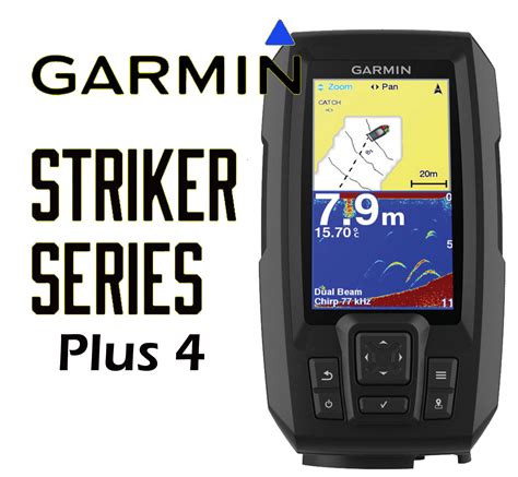 Garmin Striker Plus 4 wtih Dual-Beam Transducer 4” GPS Fishfinder with ...