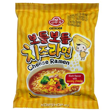 Лапша б/п Нежный Рамен со вкусом сыра Ottogi, Корея, 111 г — купить в ...