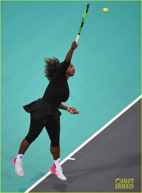 Serena Williams Plays in First Tennis Match Since Giving Birth!: Photo ...