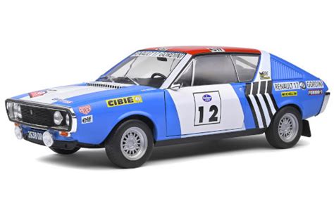 Modellino In Miniatura Renault 17 1 18 Solido Gordini No 12 Rallye WM