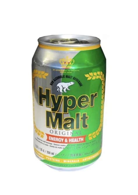 Hyper Malt Cans Non Alcoholic Malt Drink 24 X 330ml 2tees Foods