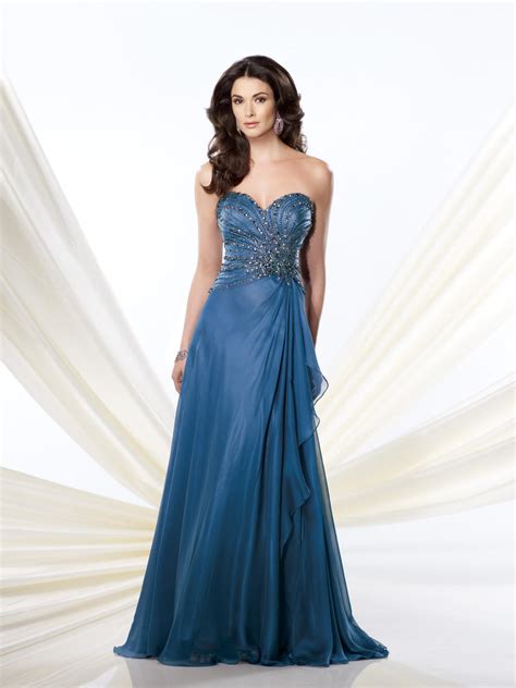 French Novelty Montage 214947 By Mon Cheri Empire Formal Dress