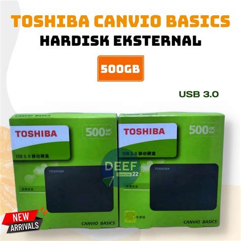 jual hdd external gb hardisk eksternal toshiba canvio usb