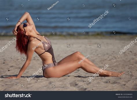Beautiful Woman Sexy Bikini On Beach Stock Photo Shutterstock
