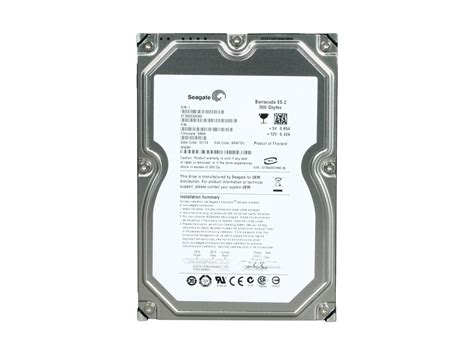 Seagate BarraCuda ES.2 ST3500320NS 500GB 7200 RPM 32MB Cache SATA 3.0Gb ...