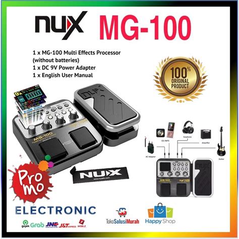 Jual Nux mg100 mg 100 MG-100 Multi-Effects Processor/ efek gitar ...