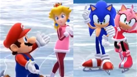 Princess Peach Mario Vs Sonic