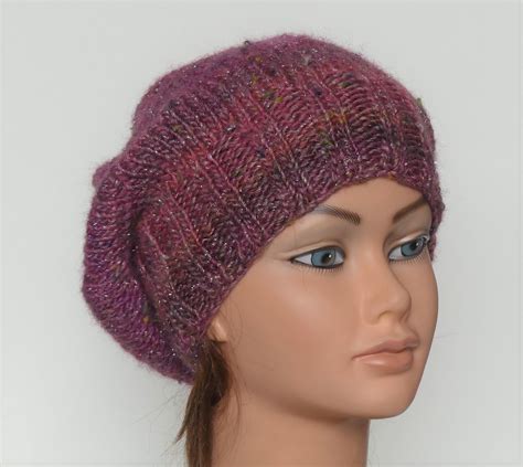 Béret Femme Laine Baya Tweed Beret Tricot Tweed