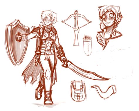Dnd Character Sketch By Emmryn On Deviantart