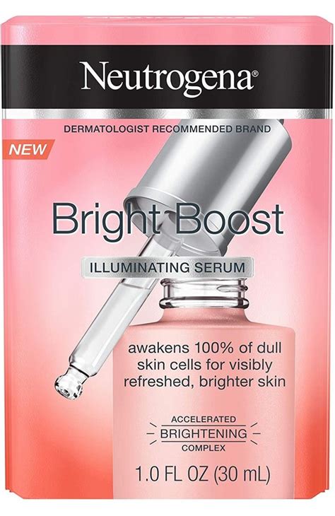 Neutrogena Bright Boost Illuminating Face Serum Helps Improve The Look