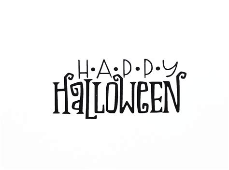 HAPPY HALLOWEEN Vinyl Decal Halloween Decor DIY Halloween - Etsy