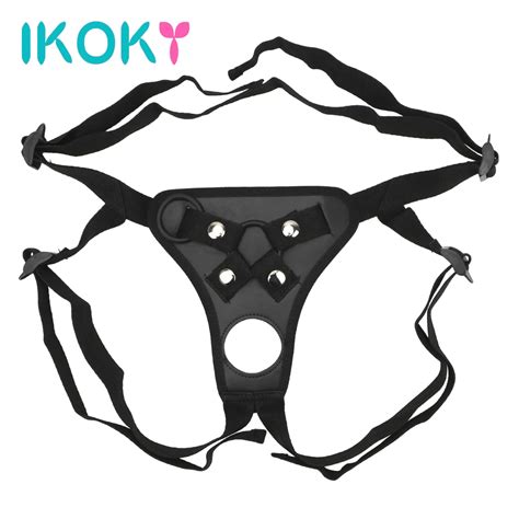 IKOKY Strapon Dildo Pants Wearable Penis Panties Erotic Costumes Strap