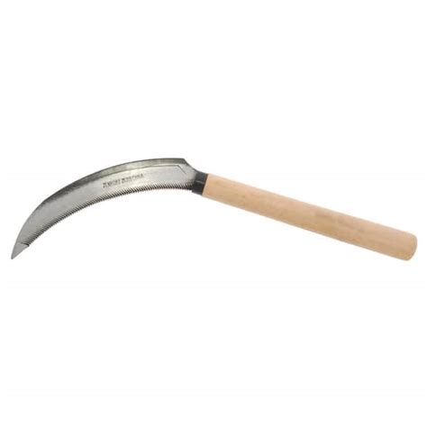 ZENPORT Zenport Harvest Knife Weeding Sickle With Wood Handle 65 In