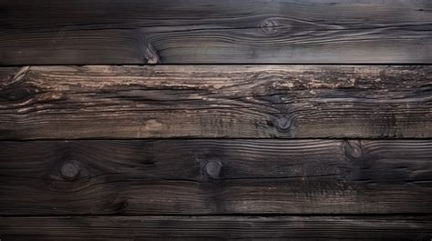 Aged Rustic Black Wood Texture Background, Weathered Plank With Vintage ...