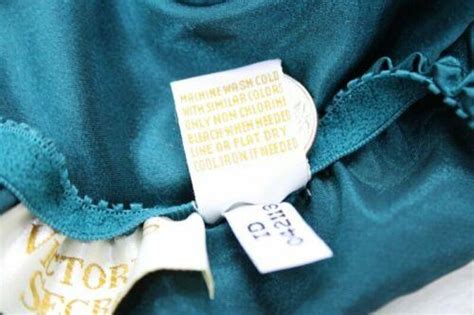 Victorias Secret Satin String Bikini Panties Green Lace M Vintage