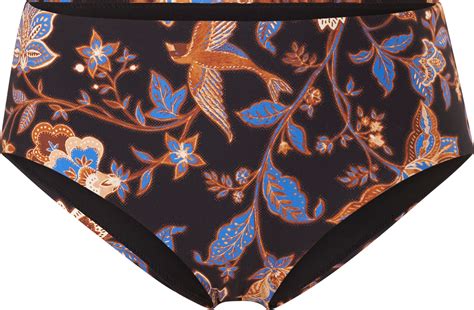 Seafolly Silk Road Wide Side Retro Bikini Bottoms Black Price