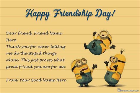 friendship day cards