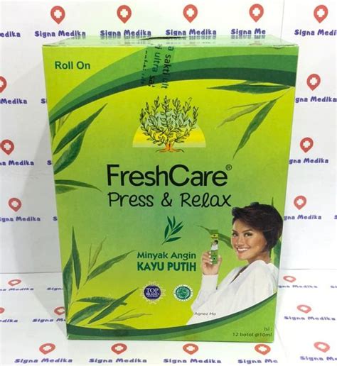 Fresh Care Press Relax Minyak Kayu Putih Box Isi Botol Lazada