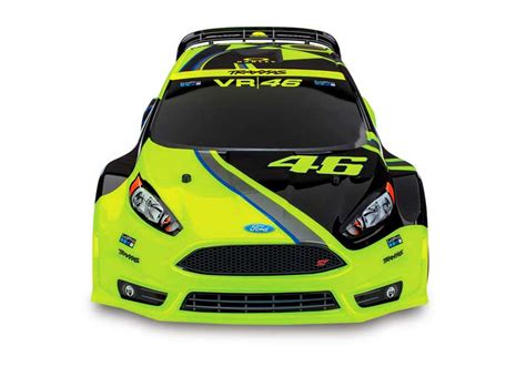 Traxxas Ford Fiesta St Rally Vr46 Valentino Rossi 110 4wd Rtr Rc Car